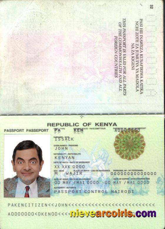Kenya passport